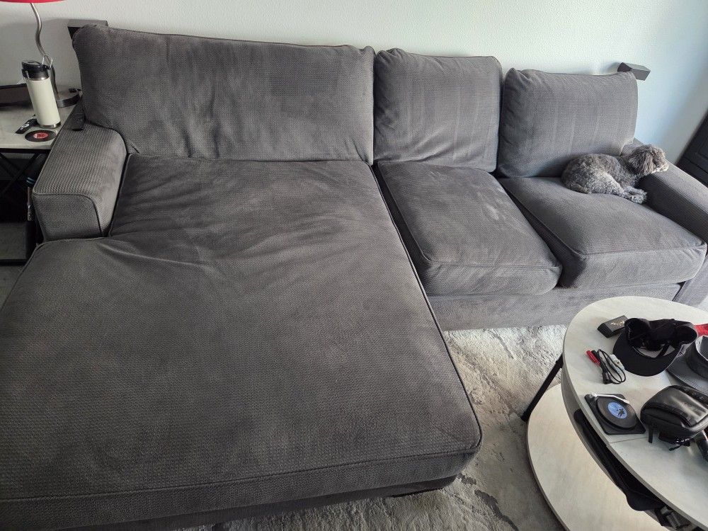 Michael Nicholas Designs - Troy Sectional Couch With Oversized Chaise