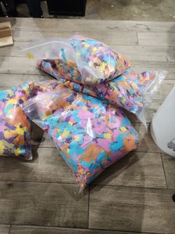 Easter Egg Confetti Bags