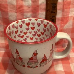 Large Valentine Gnome Mug