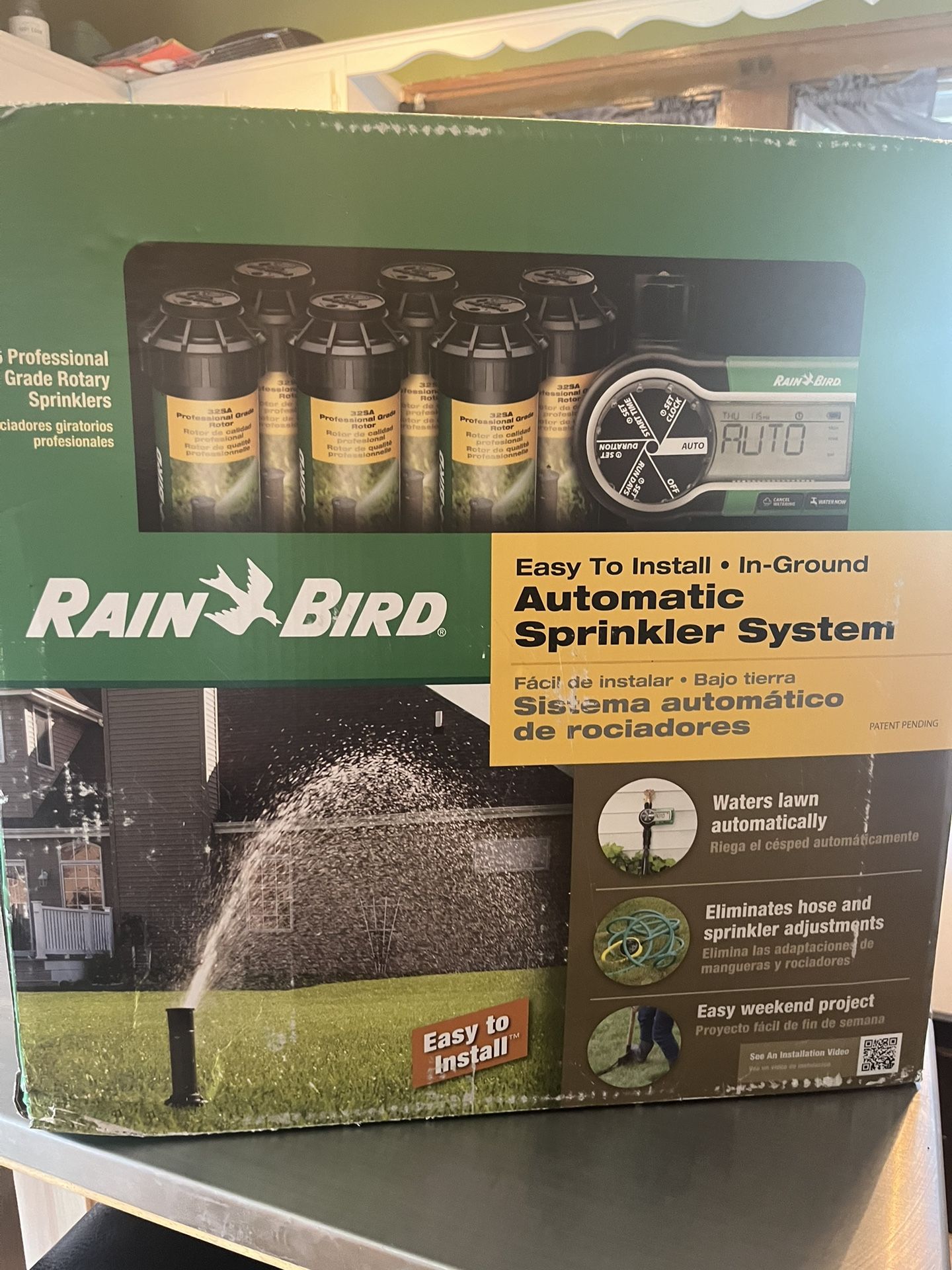 Rain Bird Automatic Sprinkler System 