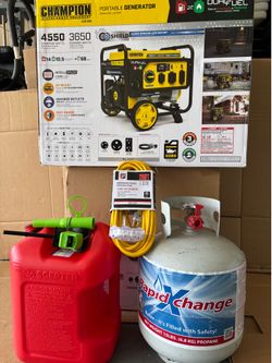 Set de Generator Dual CHAMPION 4550 Watts