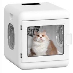 Pet Dryer Box with Built-In Fan