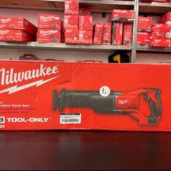 MILWAUKEE M18 18V Lithium-Ion Cordless SAWZALL Reciprocating Saw (Tool-Only) 2621-20