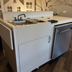 Coffee Espresso Bar Cart Concession-Near New