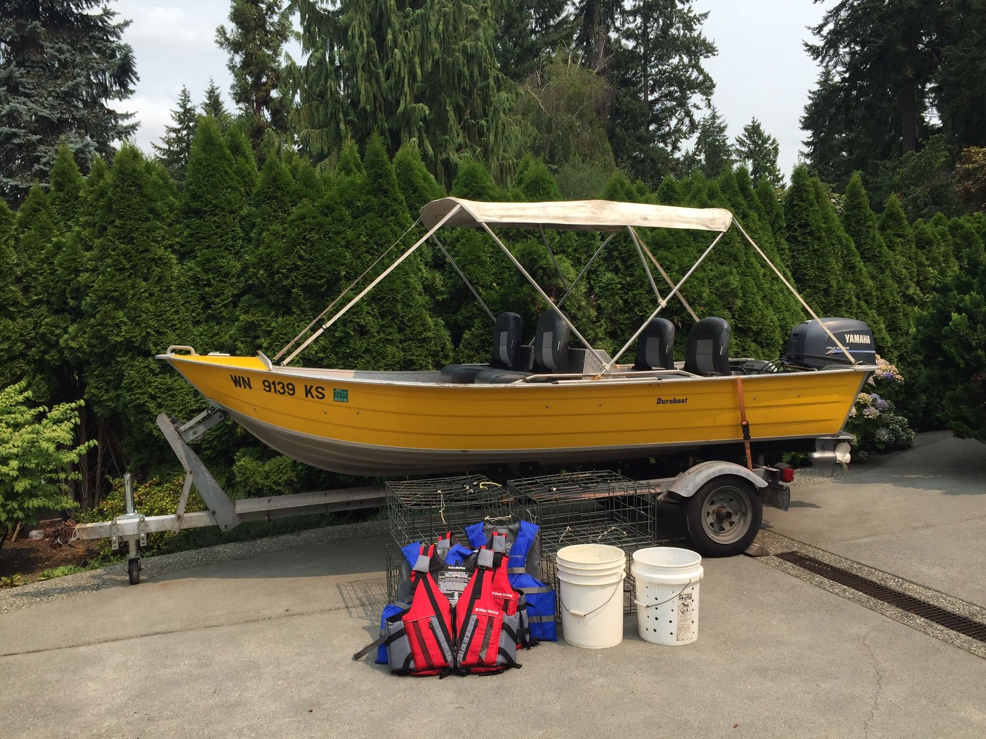 14’ aluminum Duroboat