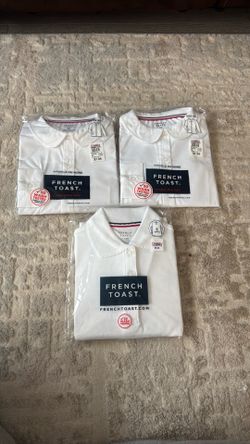 School uniform - white shirt button down -girls