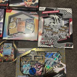 Pokemon Tcg Mega Evolution, Prismatic, White Flare, Crown Zenith 
