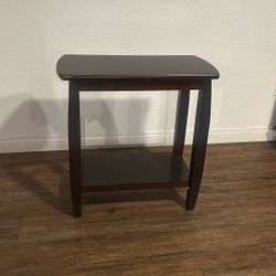 wooden side table
