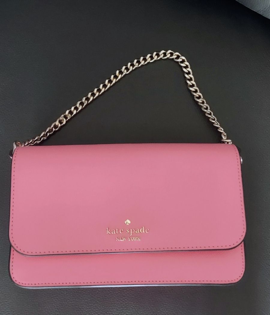 Kate Spade Pink Leather Crossbody Purse