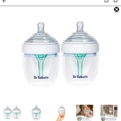 Dr. Talbot's Silicone 5oz Anti-Colic Bottle, 2PK