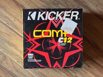 Kicker Comp 12” Woofer 4 ohm 05C124 - New In Box