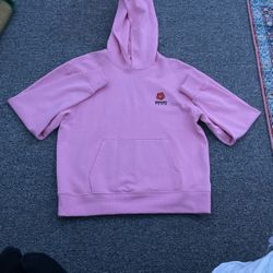 Designer Pink Kenzo Paris Hoodie