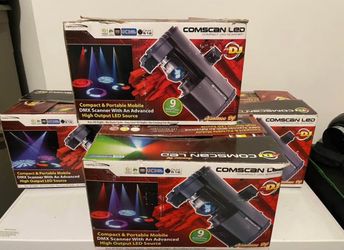 Professional dj lights, comscan x4