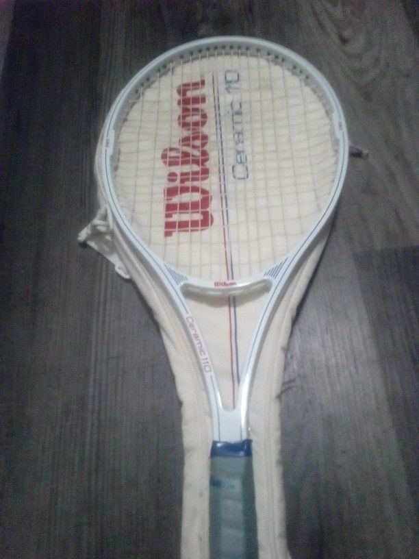 Wilson Ceramic 110  Pws Tennis Racket With Case