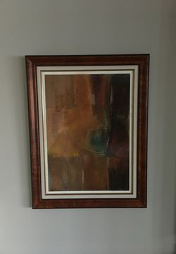 Abstract Earth Tone Painting