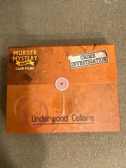 NEW Murder Mystery Party Underwood Cellars Detective Game