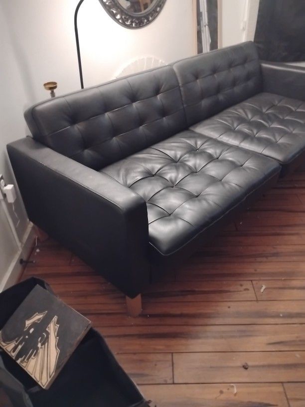 Leather Couch $200