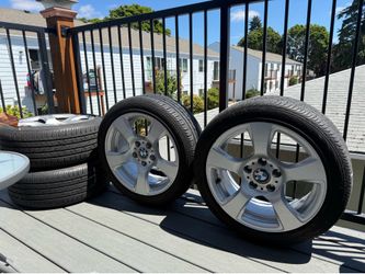 Rines BMW originales 17" con llantas Continental