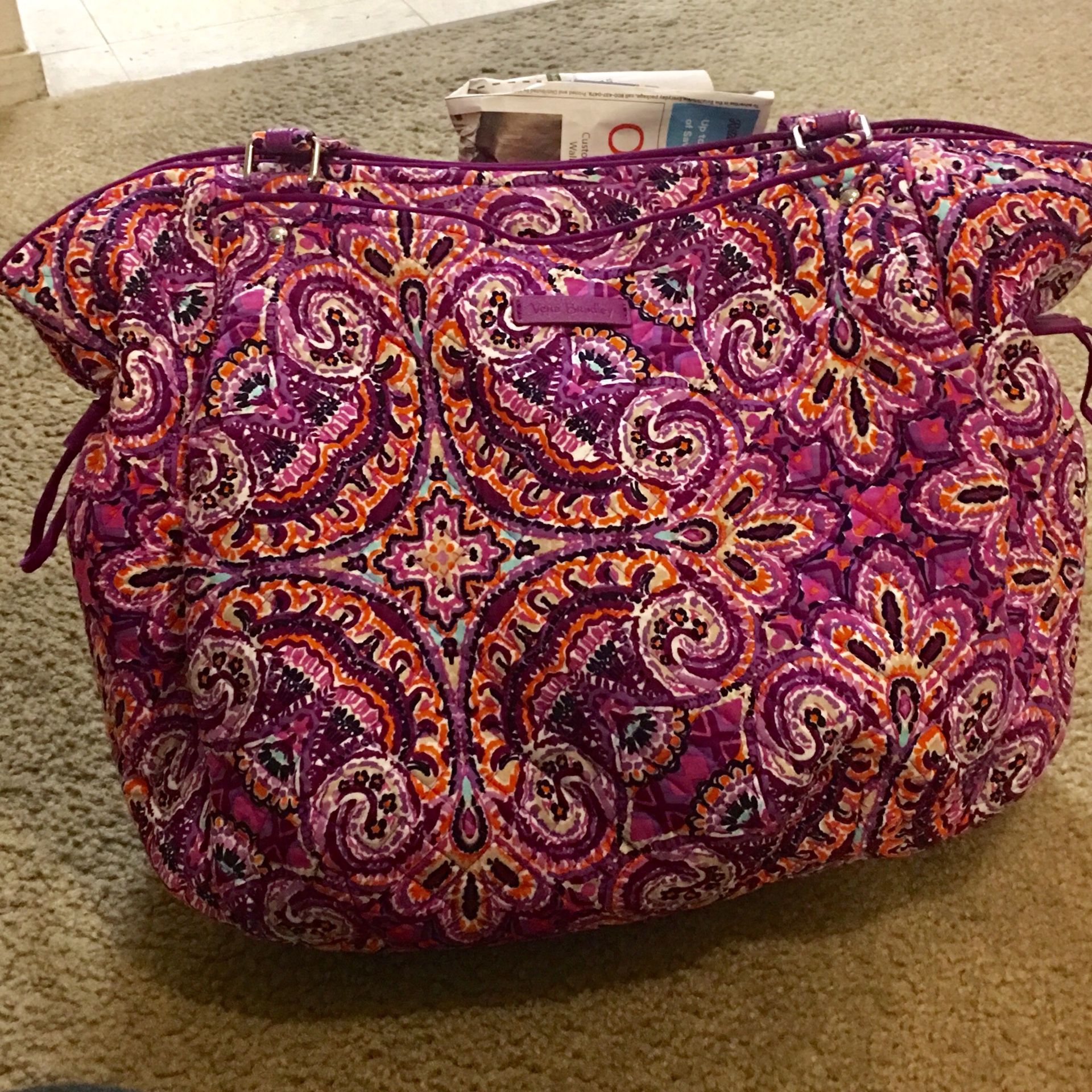 Vera Bradley large shoulder bag