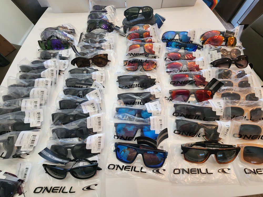 60 Pairs Of O'Neill Sunglasses For Men & Women - Good For Wholesale/Flea market 