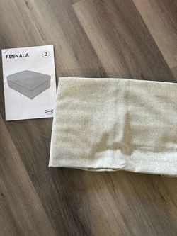 IKEA FINNALA Ottoman Cover – Beige, New