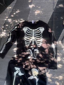 Skeleton Halloween Costume Two-Piece Set