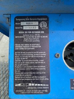 Job Site Electrical Box