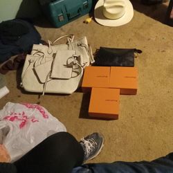 4 Louise Vuitton Bags And 3 Louise Vuitton Belts