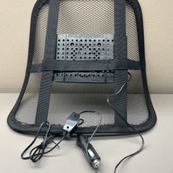 Mesh Lumbar Back Support Cooling 12V