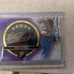 Autographed Mike Schmidt Card