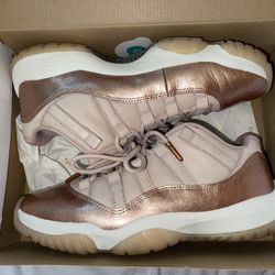 Women's Rose Gold Jordan 11