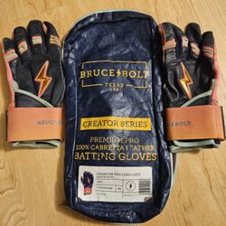 Bruce Bolts Youth Batting Gloves 