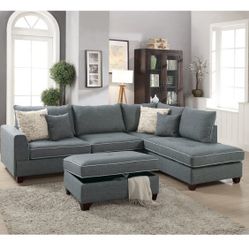 Sectional W/Ottoman