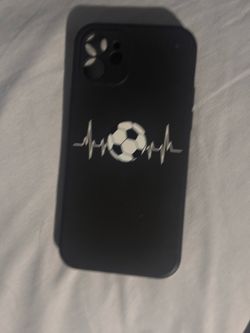 iPhone 12 soccer heartbeat case