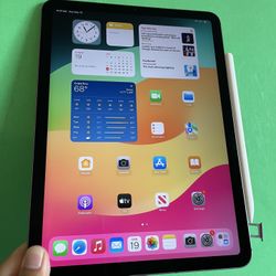 Apple IPad Air 5th Generation (10.9” Liquid Retina / M1 chip/ 2022 Model) 64GB Wifi + Cellular (5G) with Pen, Keyboard & Accessories (256gb $659)