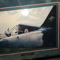 Tri-motor Plaque Signed By Tony Owen OSH 8/87