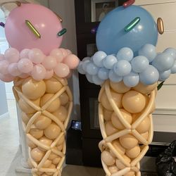 Decoración Gender Reveal What’s The Scoop ? 