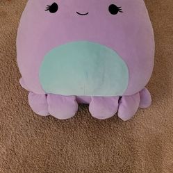 XL Squismallow Violet Octopus Plush