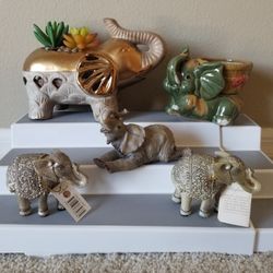 Lot of 5 Decoratives Elephants.