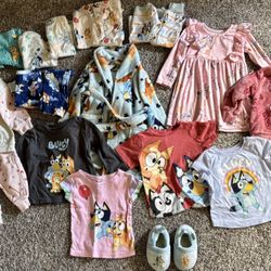 Bluey and Bingo Toddler Clothing Bundle 