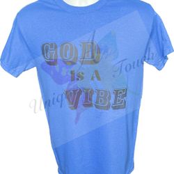 Customized Royal Blue “God Is A Vibe”