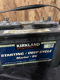 Marine & RV Starting / Deep Cycle Battery