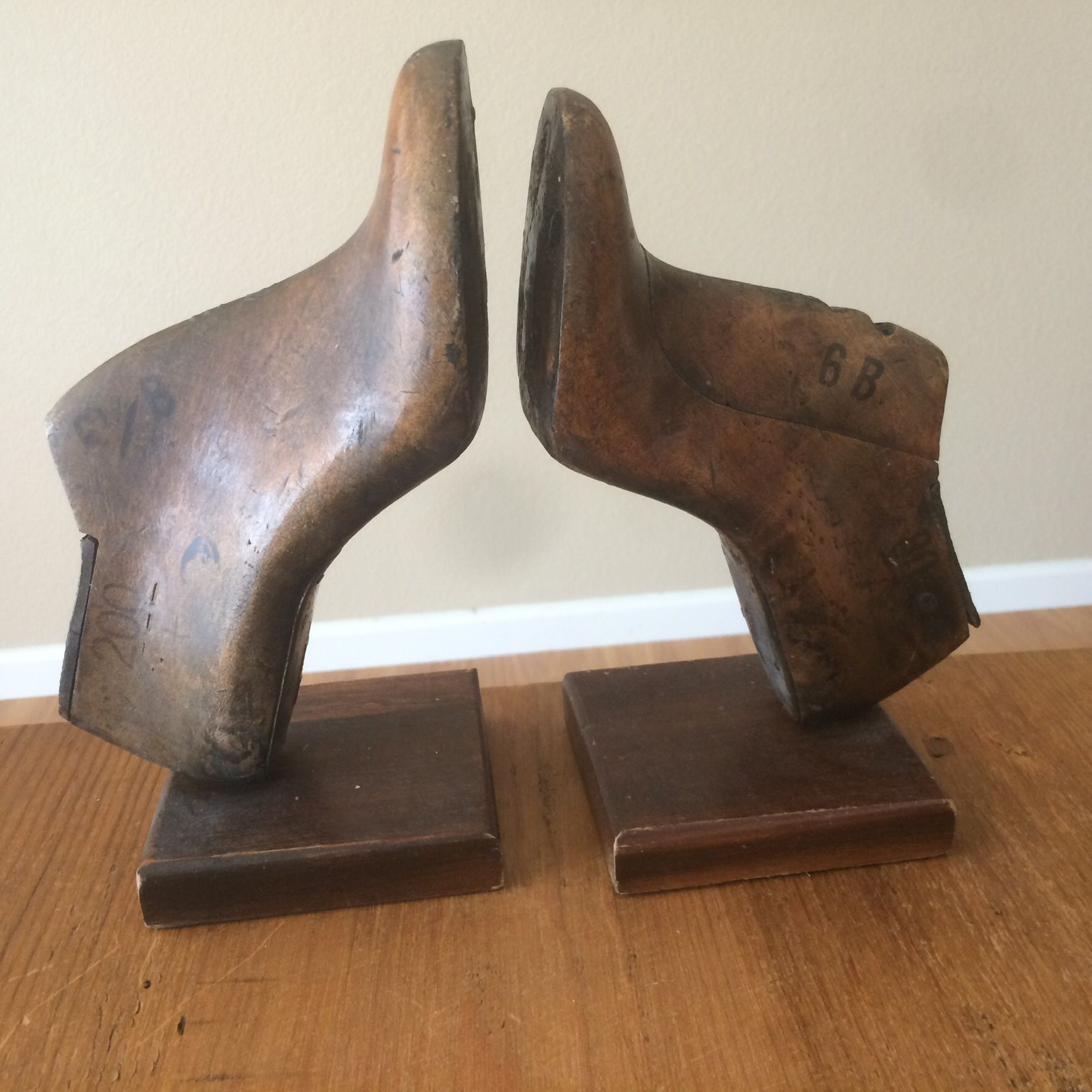 Vintage wooden shoe lasts/forms
