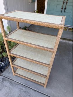 Seagrass Boho bookshelf