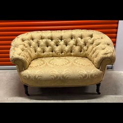 Napoleon III French Button Backed Sofa