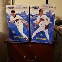 Starting Lineup 1997 MLB 12" Poseable Figure Set Of 2