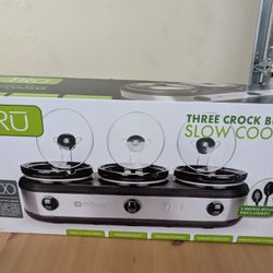 TRU Triple Buffet Server & Warmer