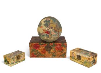 4 Vintage Chinese Boxes