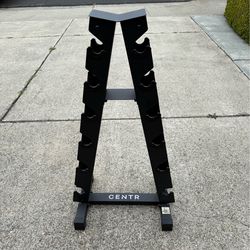 Centr Dumbbell Rack (A-Frame, Holds 5–30 lb Sets) – Great Condition