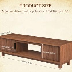 Tv Stand 58” Brown